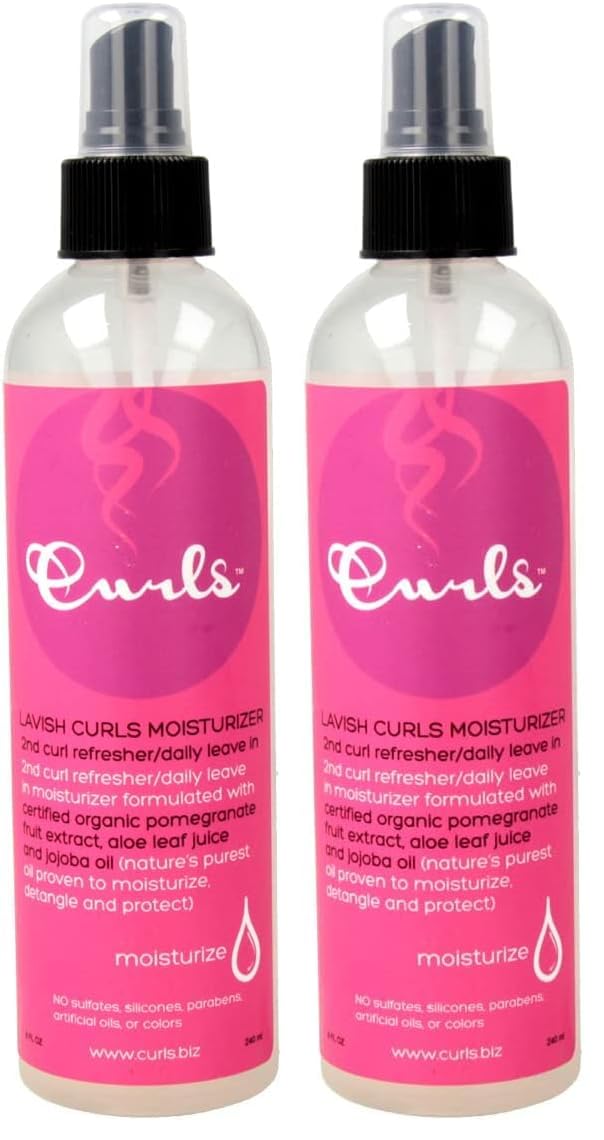 Curls Classic Collection Lavish Moisturizer - Refresh, Rehydrate, and Reactivate Dry Hair - Wavy and Curly Hair - 8 Fl Oz