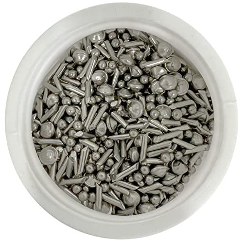Jewellers Tools Mixed Stainless Steel Media Bearings Shot Tumbling Tumbler Polishing Metal 1Kg Multicolor