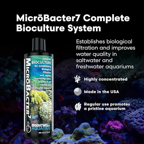 Brightwell Aquatics MicroBacter7 Biological Filter Bioculture Aid, 500 ml