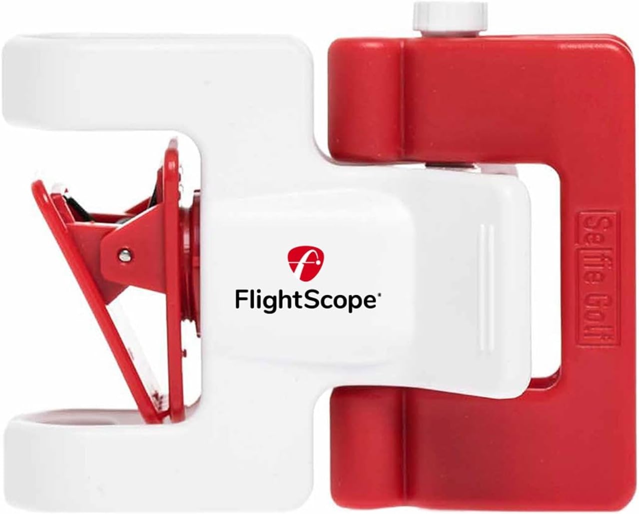 FlightScope Mevo Golf Launch Monitor with SelfieGolf Ultimate Phone Clip | 8 Swing Data Parameters with Real Time Data and Shot Tracer with GPS