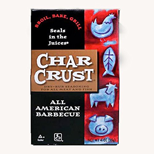 Char Crust Dry-Rub Seasoning - Kosher, [CRC] Parve (All American Barbecue) (5 pack)