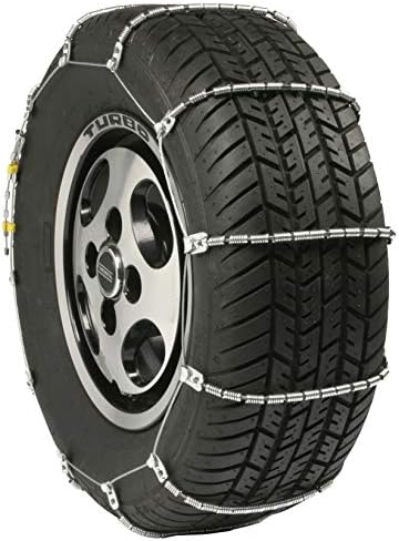 SCC SC1032 Radial Chain Cable Traction Tire Chain, Silver, Set of 2