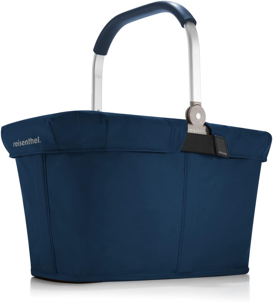 reisenthel carrybag frame black/black - Sturdy shopping basket with plenty of storage space and practical inner pocket - water-repellent
