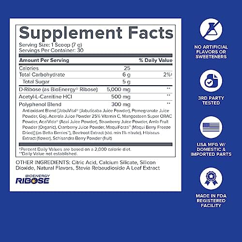 Gundry MD Energy Renew Supplement, Passion Fruit Flavor Powder, 30 Servings