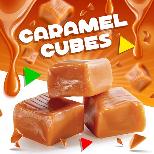 Caramel Candy Individually Wrapped, Caramel Cubes, 2 Lb Bag
