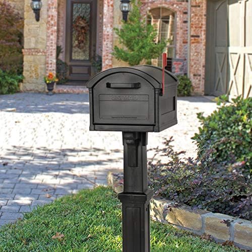 Gibraltar Mailboxes GHC40M01 Grand Haven Decorative Package Mailbox, Mocha