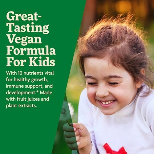 Floradix Kinder Love Children's Multivitamin - Herbal Supplement - Liquid Multivitamin for Kids - Vitamins A, C, D & E, Calcium & More - Vegetarian, Non-GMO, Gluten-Free - 16.9 fl oz