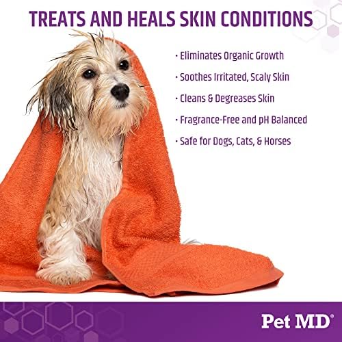 Pet MD Micoseb-CX Topical Shampoo for Dogs, Cats, & Horses - 12oz