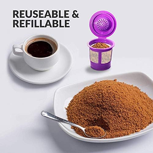 Reusable K Cups for Keurig K-Mini, K Mini Plus & K-Express with Adapter