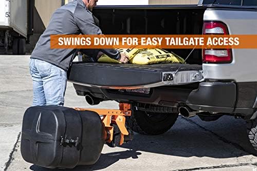 Buyers Products SaltDogg TGSUV1B Tailgate Salt Spreader, 4.4 Cu Ft / 331 lb Capacity, Hitch Mount, for SUV & Pickup Truck, Gravity Feed w/ Manual Gate