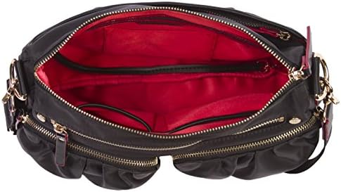 Nylon Crossbody Bag - Premium Lightweight Top-Zip Handbag