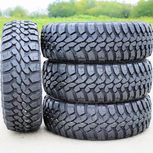 Set of 4 (FOUR) Forceum M/T 08 Plus Mud Off-Road Light Truck Radial Tires-LT235/70R16 235/70/16 235/70-16 104/101Q Load Range C LRC 6-Ply BSW Black