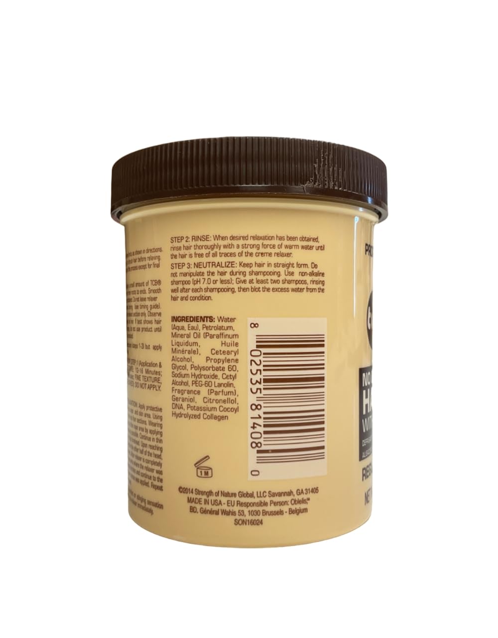 TCB No Base Creme Hair Relaxer Regular 7.5oz