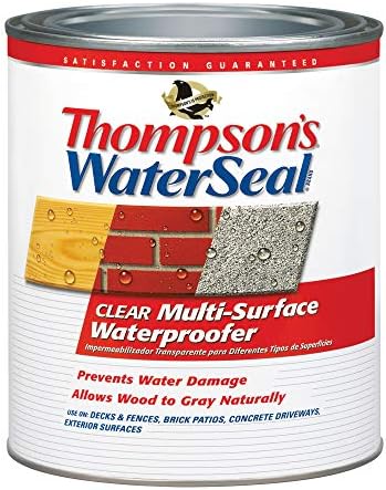 Thompson’s WaterSeal Multi-Surface Waterproofer Stain, Clear, 1 Gallon