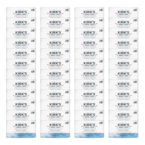 Kirk's Original Coco Castile Bar Soap Original Fresh Scent 4 Ounces (Pack of 24)