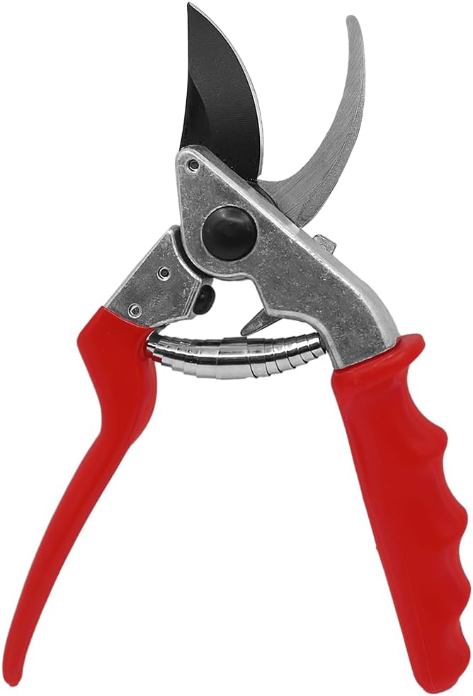 Zenport Z225 Bypass Pruner with Rotating Handle, 1-Inch Cut, 8.5-Inch , Red