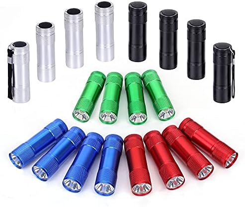 FASTPRO 20-Pack Aluminum LED Flashlights Set with AAA Batteries (1W)