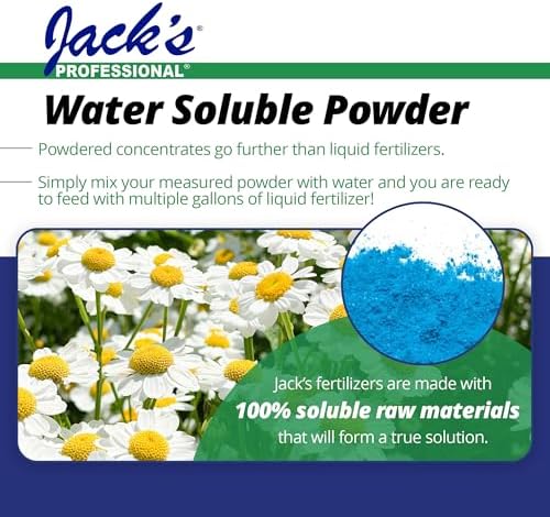 Jack's Classic 20-20-20 All Purpose Water-Soluble Fertilizer, 1.5lb | Powdered, Targeted Micronutrient Package, Promotes Growth, Green-Up