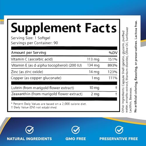Lipotriad Visionary Eye Vitamins, 90 Capsules