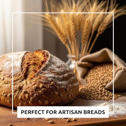 4 Pounds Rye Berries – Non-GMO Whole Rye Grain for Baking, Mushroom Spawn, Brewing & Distilling – Extra Clean, Resealable Bag, 100% USA Product
