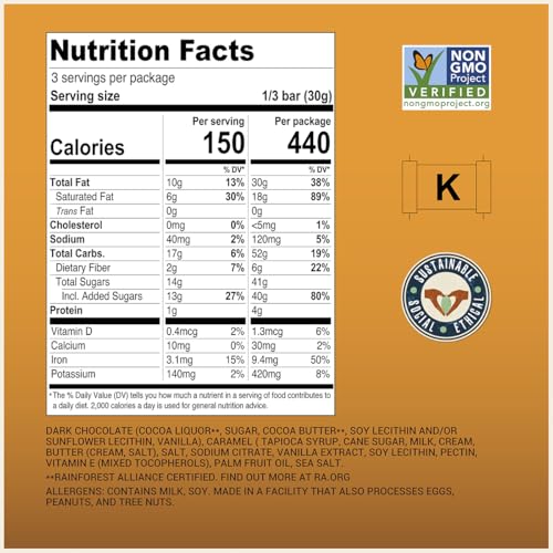 Chocolove Salted Caramel Chocolate Bars | 55% Cocoa | Silky Caramel with a Hint of Salt | Made with Premium Chocolate | Non-GMO, & Gluten-Free, 3.2 oz Bar (10 Pack)