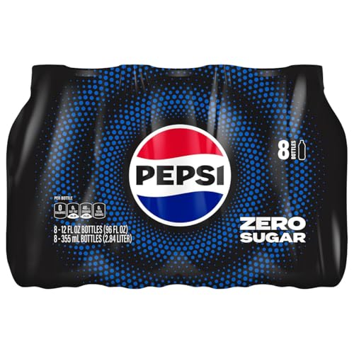 Pepsi, Zero Sugar Soda, 12 Fl Oz, 8 Count