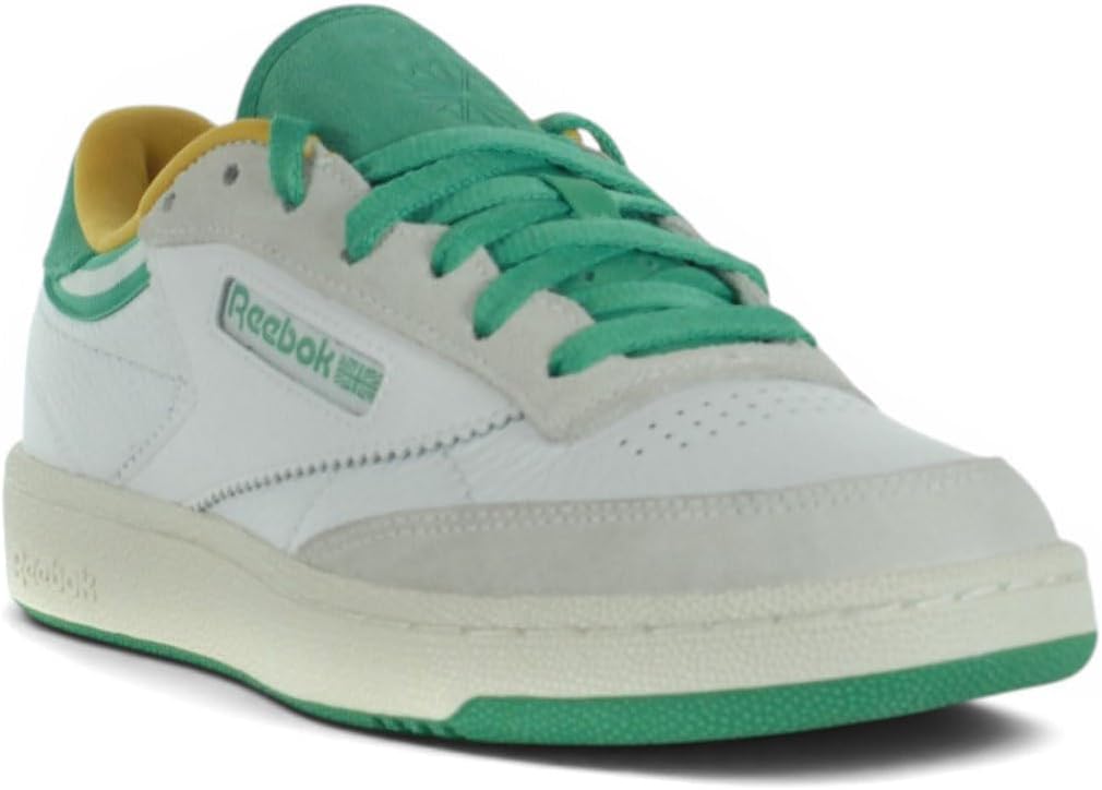 Reebok Club C 85 Mens Tennis Shoes, Casual Fashion White Sneakers for Men