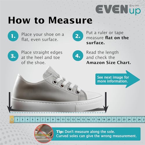 EVENup - Shoe Lift for Walking Boot I Kids' Size X-Small I Shoe Balancer for Use with Fracture Boots or Leg Length Discrepancy I 3 Adjustable