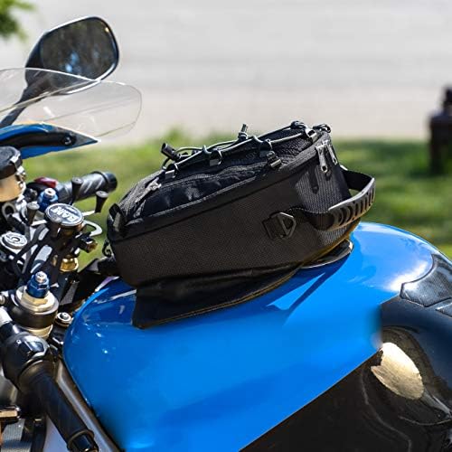 450 Magnetic Tank Bag, Water-Resistant, Tear-Resistant, Industrial Grade Ballistic Nylon with Anti-Scratch Rubberized Polymer Bottom, Strong Neodymium Magnets – Black