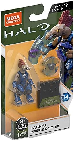 Mega Halo Heroes Construx Pro Builders Series 14 Jackal Freebooter Figure GVP47
