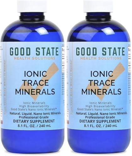 Good State Liquid Ionic Trace Minerals (96 servings at 125 mg - 8 fl oz)