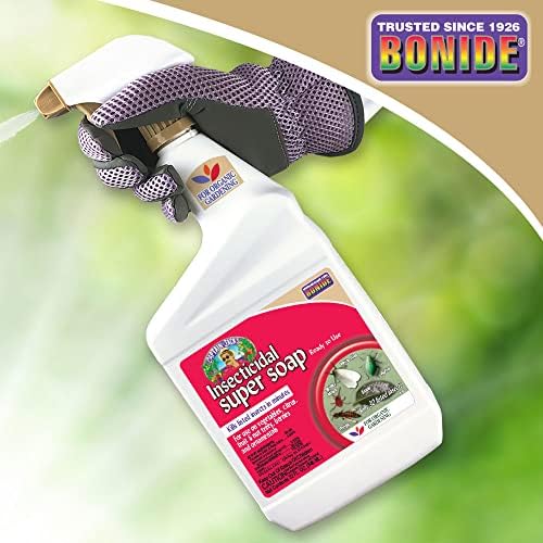 Bonide Captain Jack's Insecticidal Super Soap, 32 oz Ready-to-Use Spray For Organic Gardening and Outdoor Plants | Ready-to-Use Spray