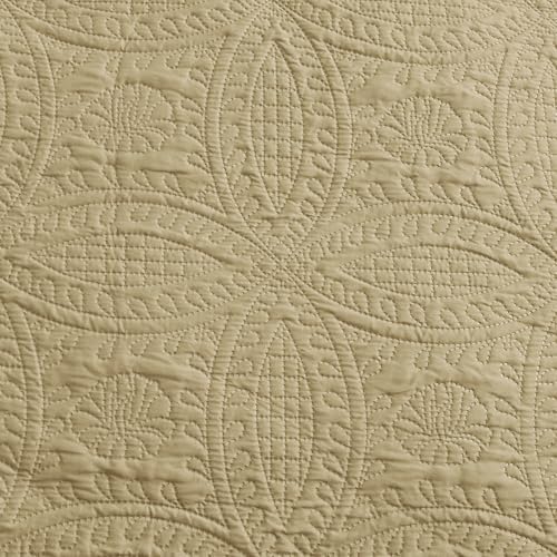 Love's cabin Quilts for Queen Bed Blue Bedspreads - Soft Bed Summer Lightweight Bedspread Comforter - Modern Style Coin Pattern Coverlet for All