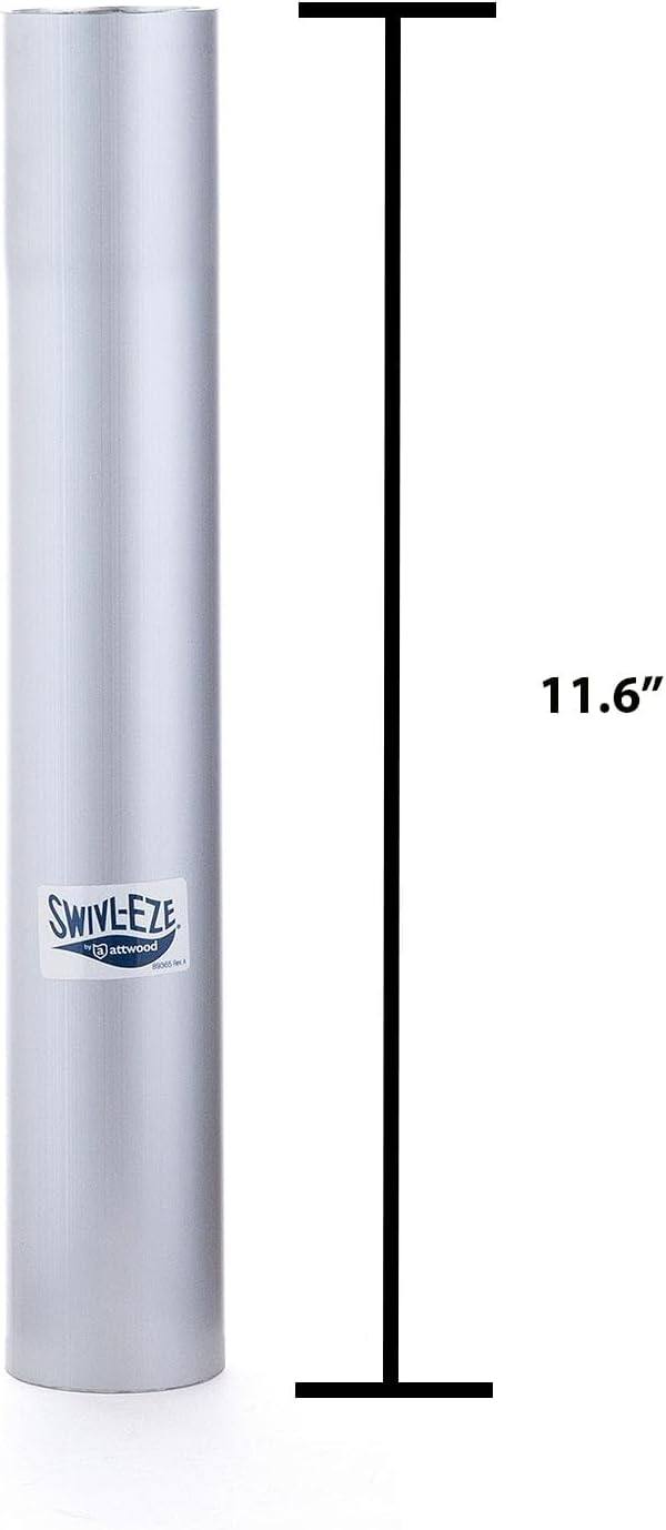 attwood Fixed Height 14.6" Seat Extension Post for 15" 238 Series Seat Pedestal Assembly