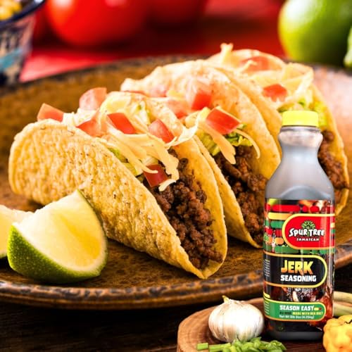 Spur Tree Jamaican Jerk Seasoning, 35 Oz | Authentic Caribbean, Jerk Sauce, All-Natural and Fresh Ingredients