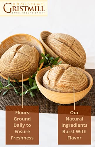 Homestead Gristmill Stone Ground Whole Red Wheat Flour - Non-GMO