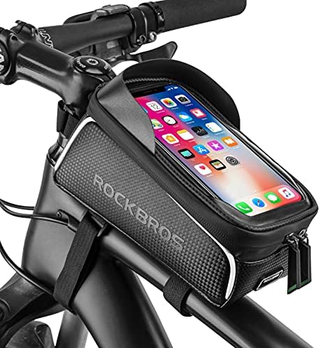ROCKBROS Bike/Bicycle Phone Front Frame Bag, Waterproof