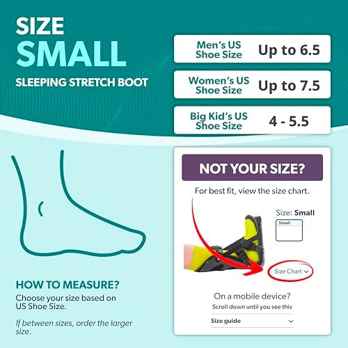 BraceAbility Sleeping Stretch Boot - Plantar Fasciitis Night Foot Splint Adjustable Achilles Tendonitis Brace for Fascia, Tendon and Calf Stretching, Heel and Bone Spur, Arch Pain Treatment (Medium)