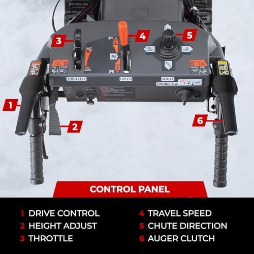 Honda HSS928 28-Inch Two Stage Snow Blower (HSS928AAW) | Pneumatic Sure-Grip Tires, Clears Up to 1900 Pounds per Minute with 52-Foot Max Throwing Distance, Self-Propelled