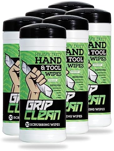 Heavy Duty Hand Cleaning Wipes, Tool Wipes, Waterless Mechanic Hand Cleaner