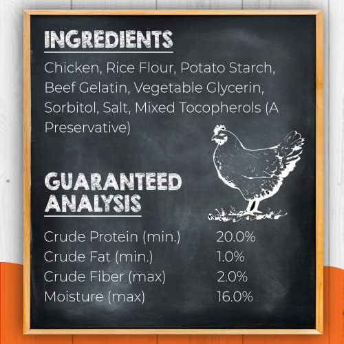 Canine Naturals Rawhide Free Chicken Recipe Dog Chew, Medium Rolls, 2 Count