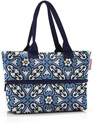 reisenthel shopper e1 - Large capacity and expandable bag made of water repellent and recycled polyester fabric