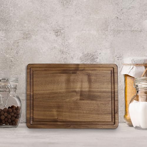 Casual Home Delice Rectangle Juice Drip Groove Cutting Board 15.5" Wx11 Dx0.75 H, Maple