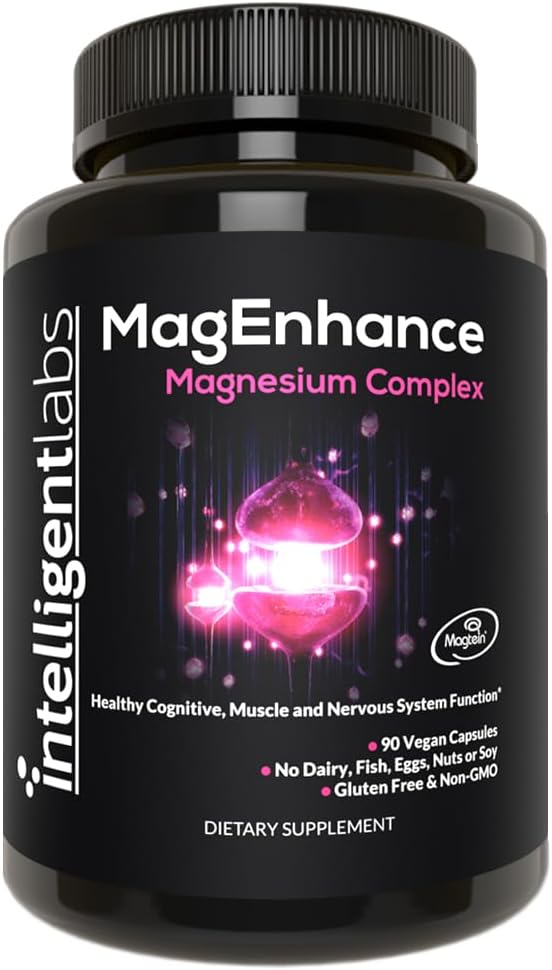 MagEnhance Magnesium Complex, Magtein® L-Threonate, Glycinate for Sleep | Magtein® L-Threonate, Glycinate & Taurate for Sleep, Brain Health