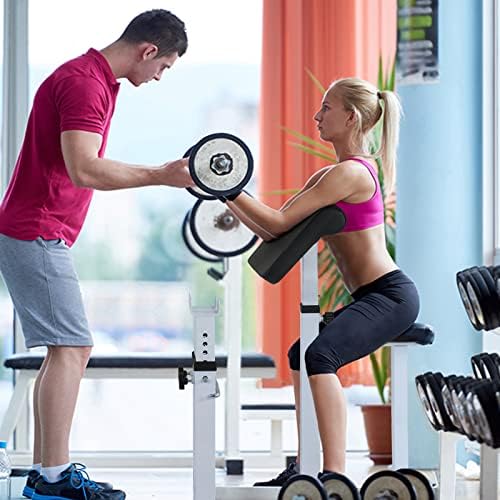 JupiterForce Preacher Curl Bench, Adjustable Arm Curl Bench for Bicep Isolation 550 LBS Capacity Home Gym Strength Training Equipment