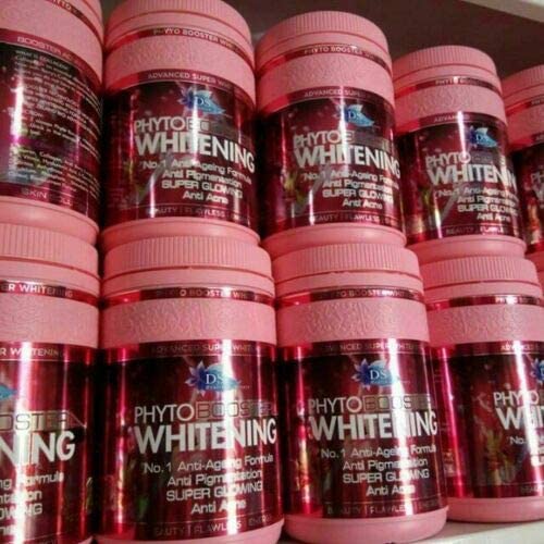 QGS Phyto Booster Whitening Anti-Aging Formula - Advanced Collagen for All Skin Tones, 120ml Powder