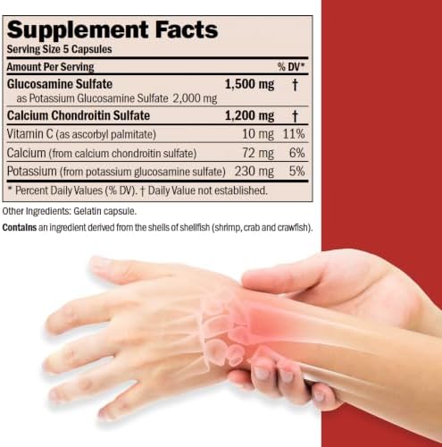 ANDREW LESSMAN Glucosamine 1500 Chondroitin 1200-75 Capsules