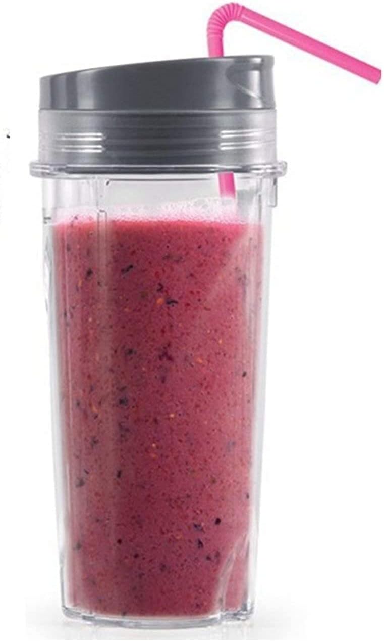 Ninja Single Serve 16-Ounce Cup Set for BL770 BL780 BL660 Professional Blender (Pack of 2)