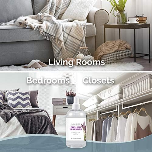 SMELLS BEGONE Air Freshener Home & Linen Spray - 16 oz, Pack of 2 - Odor Eliminator - Made with Essential Oils (Lavender)
