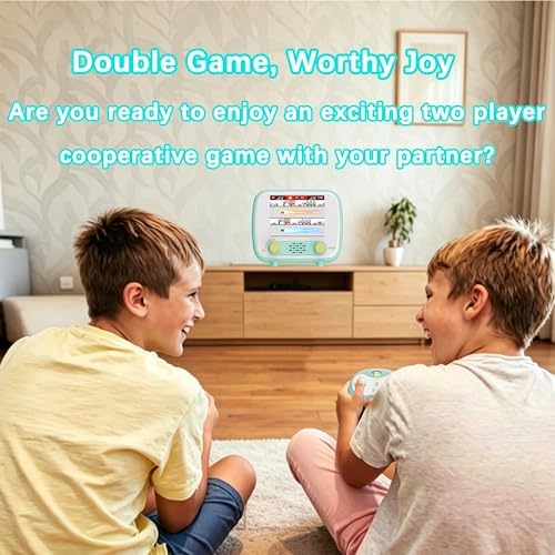 Mini Arcade Machine, Built in 156 Classic Retro Games, 2.8 Inch Screen | 156 Classic 16-Bit Video Games, Handheld Game Console, Rechargeable Battery, Support for TV Output, Birthday Present for kids